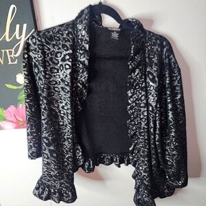 Glamour 2x animal print cover up